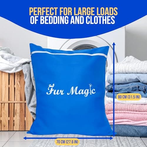 Fur Magic Pet Laundry Bag, Keeps Washing Machine Free from Dog & Cat Hair — view 5