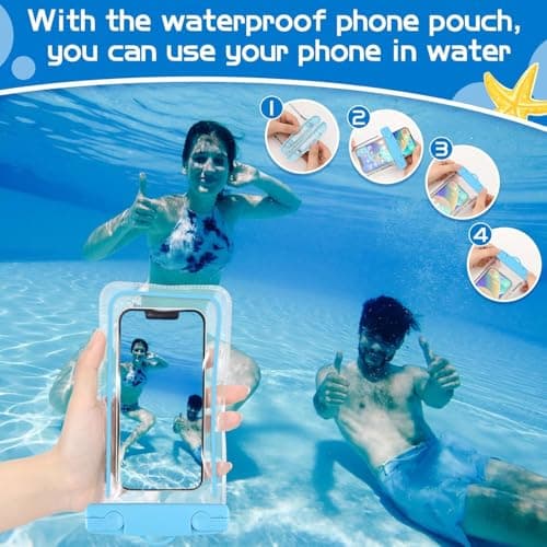 VANHVIS 16 Pcs Cruise Ship Essentials Must Haves for Cruise Travel - Retractable Lanyards for Ship Card, Waterproof Phone Bag, Magnetic Hook, Luggage Tags Holder & Luggage Straps — view 6