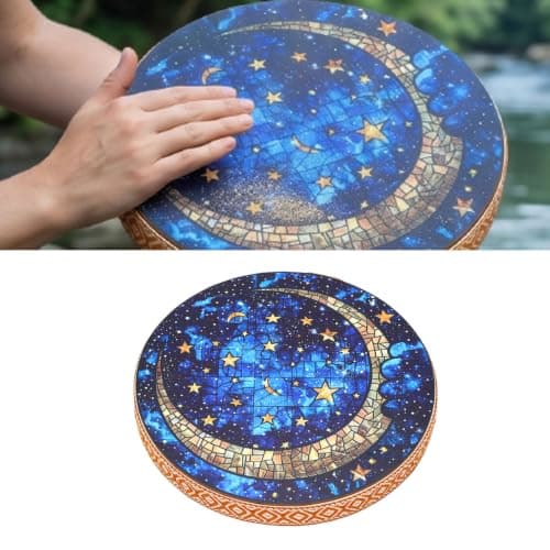 Vroomoto Ocean Wave Drum, 10 Inch Portable Sea Sound Percussion — view 3