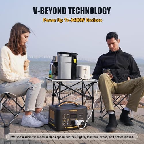 VTOMAN Jump 2200 Portable Power Station with 200W Solar Panel — view 3