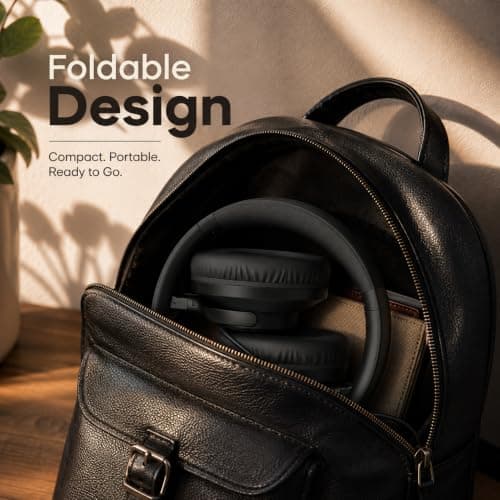 PowerLocus USB-C Wired Headphones Over-Ear, Noise Cancelling Microphone — view 3