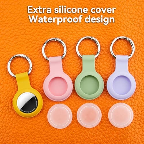 For AirTag Holder,4-Pack IPX8 Waterproof Case for Apple AirTag 1st & 2nd — view 2