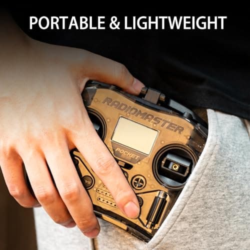 Radiomaster Pocket ELRS Transmitter, Hall Gimbal Portable Mode2 (Charcoal) — view 4