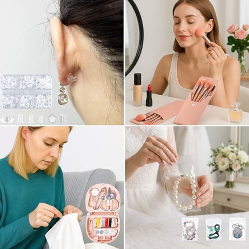 Emergency Kit for Women – Mini Emergency Kit with 50+ Essentials, Bridal & Wedding Day Survival Kit, Travel Safety Kit, Compact Women’s Emergency Kit — view 4