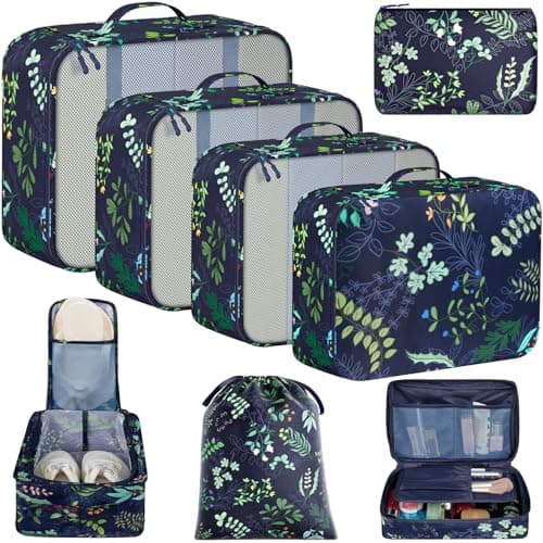 BAGAIL Packing Cubes for Suitcase 8 Set, Lightweight Luggage Packing Organizers Packing Cubes for Travel Accessories