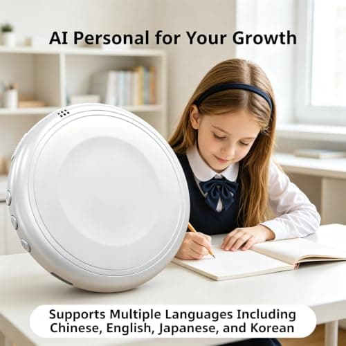 Smart Wearable Translator, AI Voice Device Real‑Time Translation，WhiteA — view 3