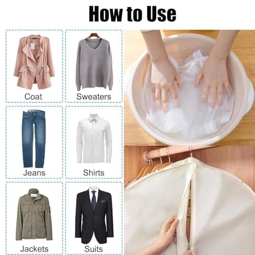 3 PCS Long Dress Garment Bags - Full Length Covers With Zip, Waterproof, Dustproof, Translucent — view 4