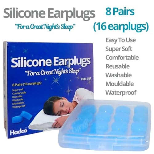 Disposable Silicone Ear Plugs for Sleeping – One-Month Supply (16 Units), Mouldable Waterproof Earplugs for Noise Reduction, Sleep, Travel, Study & Swimming — view 5