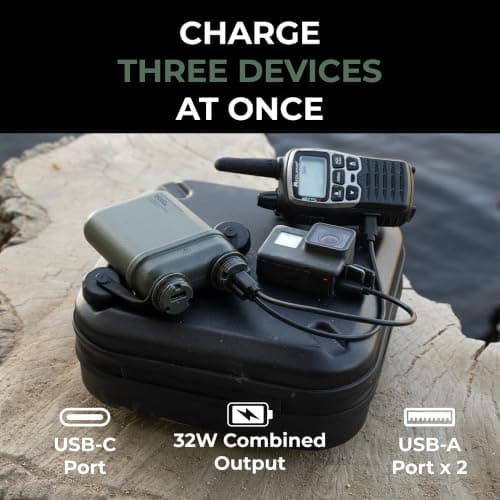ELECOM NESTOUT 15000mAh Rugged Outdoor Power Bank, IP67 Waterproof, 32W — view 6
