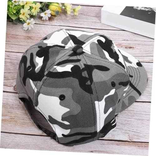 PACKOVE Baseball Caps Men Camouflage Camo Baseball Cap for Men, Canvas, Sun Protection, Travel and Hiking — view 6