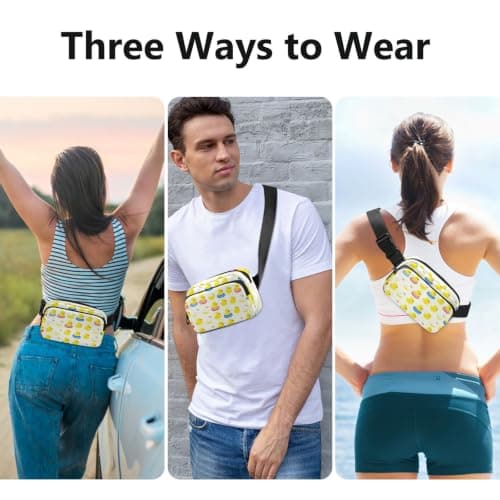 Water Resistant Adjustable Strap Fashion Waist Packs — view 5