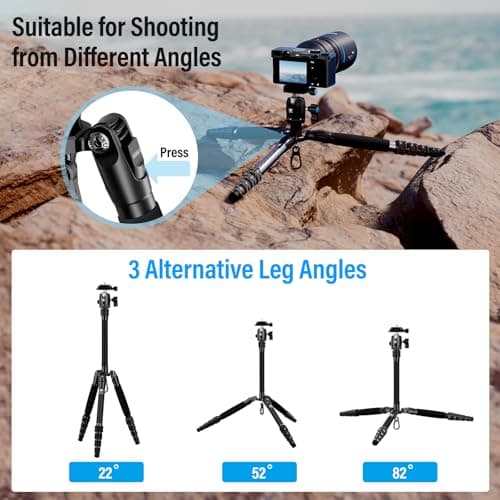 SIRUI Traveler 5CX Carbon Fibre Tripod for Camera with 360° Ball Head — view 4
