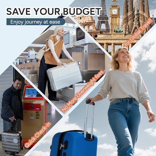 travel inspira Luggage Scale, Portable Suitcase, Weighing Scales (Red) — view 4