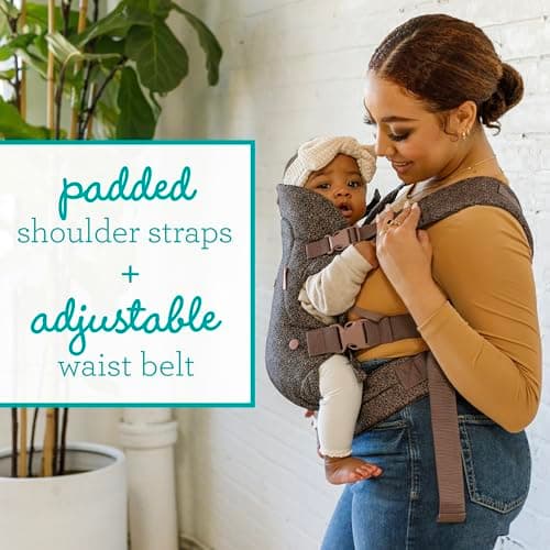 Infantino Flip Advanced 4-in-1 Baby Carrier - Ergonomic, Convertible, Face-in and Face-Out Front and Back Baby Carrier for Newborn to Toddler 3,6-14,5kg, Leopard — view 6