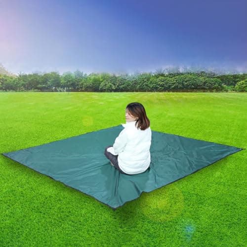Waterproof Camping Tent for Backpackers, Lightweight Oxford Fabric Green — view 4