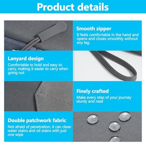 9-11 Inch Tablet Sleeve Bag, Water-Resistant Tablet Carrying Case for iPad — view 2