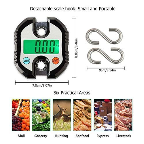 Rhorawill Crane Scale 150kg Double Accuracy Electronic Digital Hook Scale — view 4