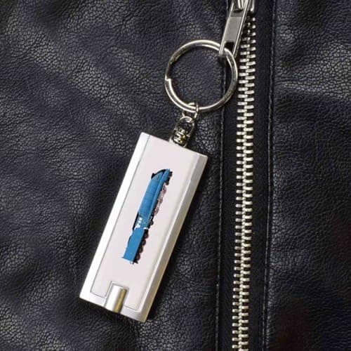 Azeeda 'Mallard Steam Train' LED Keyring Torch (KT00030948) — view 4
