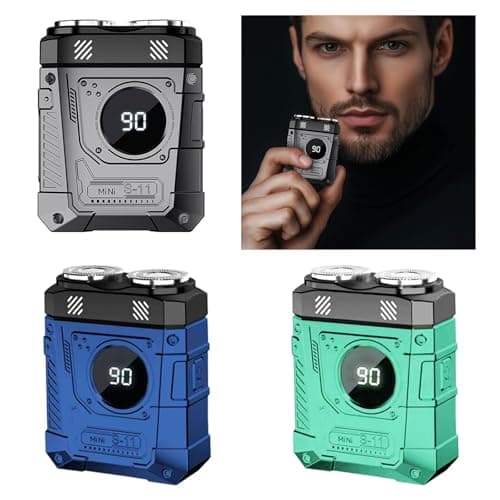 Electric Shaver Rechargeable Electric Shaver Beard Trimmer Tool Shaving Accessories Men ' s Beard Trimmer Cordless Travel-Friendly Grooming — view 2