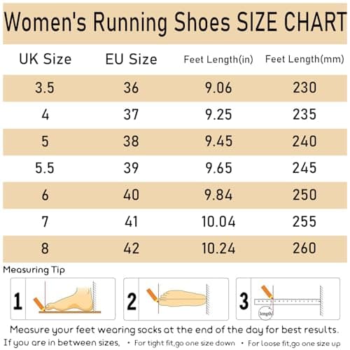 Topwolve Running Shoes Women's Cushion Walking Trainers Lightweight Breathable Mesh Athletic Sneakers Ladies Sports Tennis Shoes,Light Pink,5 UK — view 6
