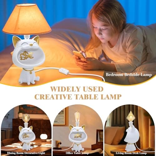 DIY Bottle Lamp Kit,Lamp Kit For Table Light, Bottle Light Adaptor, 15x20 cm White Table Lamp Base for Bedside Desk,E27 Bulb Holder with 240 cm Plug and Switch,Support Add Lampshade, for Living Room — view 5