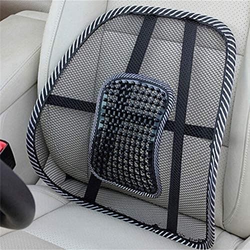 MantraRaj Mesh Back Support | Mesh Lumbar Support Cushion Air Flow Chair Back Support With Elastic Strap Back Rest for Travel Home School Car Office Chair Car Seat Back Pain Relief — view 3