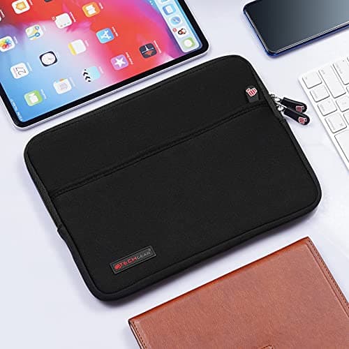 TECHGEAR Sleeve Pouch for iPad A16 11" (11th Gen), Air 1–5, iPad 10.9" (2022), 10.2, 9.7, iPad Pro 11" (1st–5th Gen), Air/Pro 10.5" Neoprene Protective Zipper Sleeve Bag with Bubble Padding & Pocket — view 5
