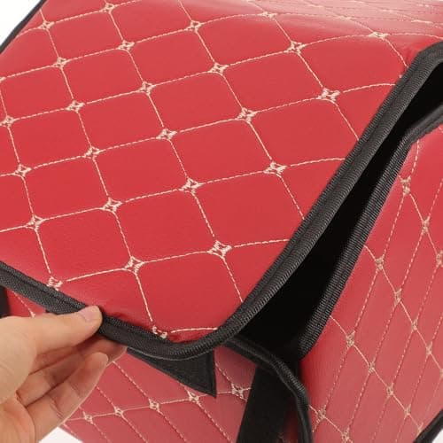 Beaupretty Car Trunk Organizer Box, Leather Folding Storage for Travel — view 6