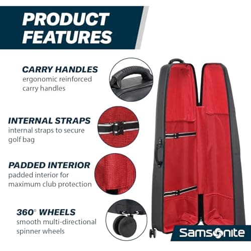 Samsonite Hard Sided Golf Travel Case — view 5