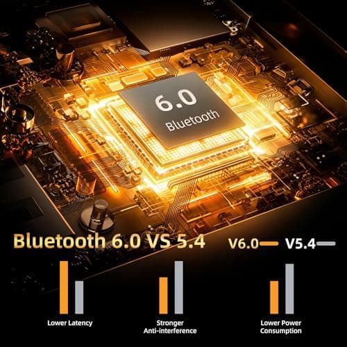 𝟏𝟎𝟎𝐇 Ear Buds, Bluetooth 6.0 Wireless Earbuds, Air Pro 3 4, 14.2mm Drvs — view 3
