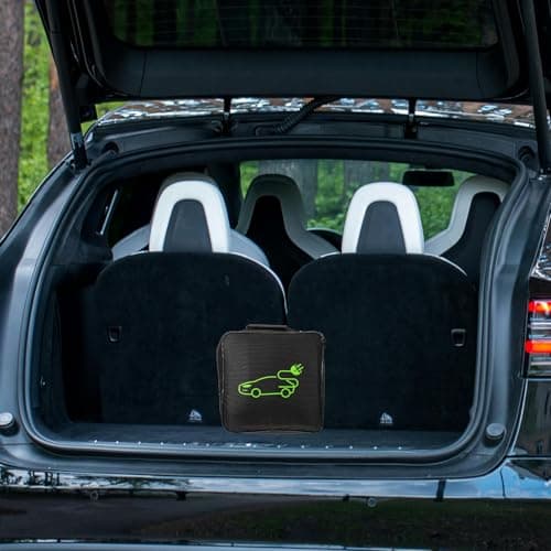 Ev Charger Bag for Cable Storage, Portable Automotive Trunk Organiser — view 4