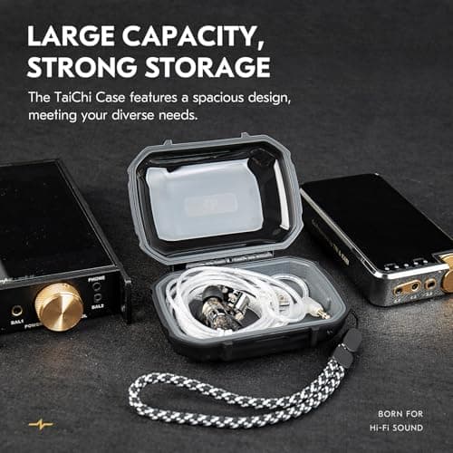CCZ ZC01 Earphone Case, Portable Small Case with Nylon Wrist Strap, PC Waterproof Multi-functional Storage Box for Hearing Aid, IEM, Earbuds, Jewelry, Electronic Accessories, Earphone Cable — view 5