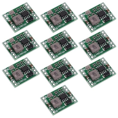 GTIWUNG 10Pack MP1584EN DC-DC 3A Power Downward Adjustable Module Buck Converter 24V to 12V 9V 5V 3V Arduino, Ultra Small DC-DC 4.5-28V to 0.8-20V Step Down Adjustable Converter