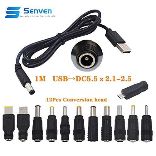 Senvenelec 13Pcs universal laptop power charging adapter (5.5x2.1mm) is a universal power plug suitable for various electronic devices. — view 5