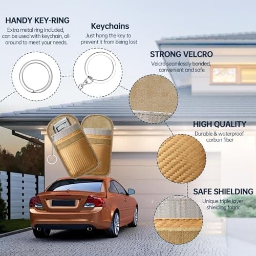 caslord 2 Pack Faraday Pouch for Car Keys — view 3