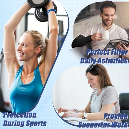 Beister 20-30 mmHg Compression Arm Sleeves for Pain Relief, Single — view 6