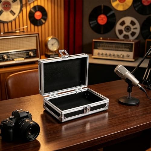 Lockable 7 Inch Aluminum Alloy Hard Shell Briefcase with Foam Insert — view 6