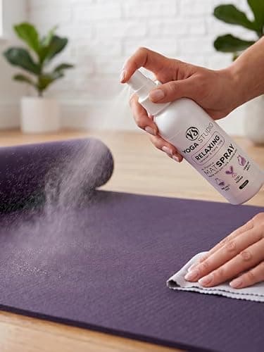 Yoga Studio Relaxing (Lavender & Ylang Ylang) Yoga Mat Wash | Natural Antibacterial Cleaner Refreshing Spray | Non Irritating Sweat Remover | Fitness Gym Equipment Cleaner (150ml) — view 3