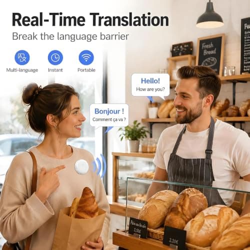 Smart Wearable Translator, 162 Language AI Real-Time Translation Device — view 6