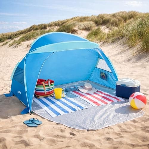 Yello Quick-Open Beach Shelter, 2-4 Person Lightweight Family Sun Shade — view 2