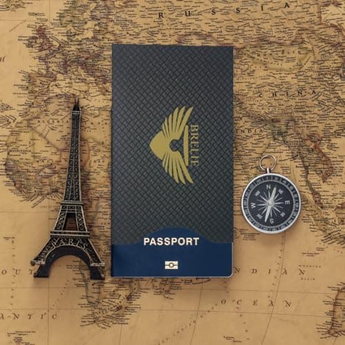 BRELIE RFID Blocking Sleeves- Passport Protector, Contactless Security Protector, Protection from Cyber & Identity Theft, Passport Sleeves x2 Each Pack — view 6