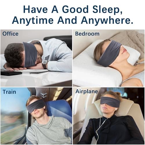 Sysrion Sleep Mask, Ultra Soft Comfortable Sleeping Mask — view 4