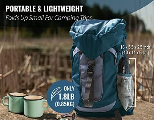 TREKOLOGY Small Folding Camp Table - Lightweight, Portable Outdoor Beach Table — view 3