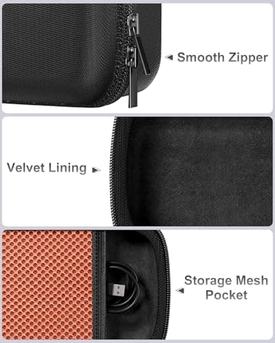 ProCase Hard Travel Case for JBL Go 5/4/3/Go 3 Eco Ultra -Black — view 4
