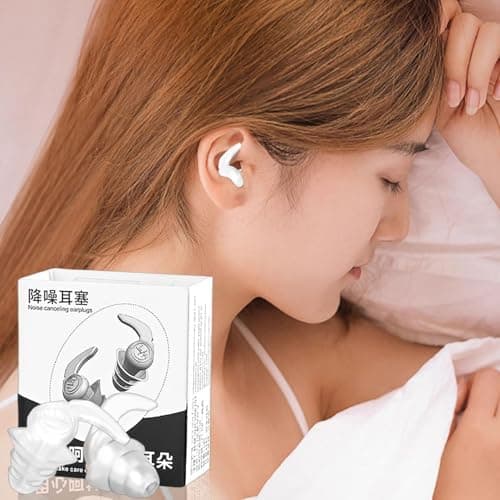 Noise Cancelling Ear Plugs Silicone Soundproof Reusable Earbuds — view 3