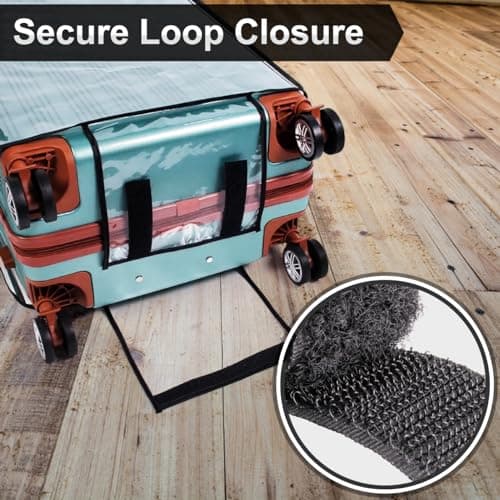 Bodyplus Suitcase Luggage Cover, Transparent Clear PVC Luggage Protector - Waterproof, DustProof and Scratchproof Protective Covers for Wheeled Trolley Case, Baggage (26 Inches) — view 4