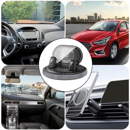 Mimoqk Dashboard Phone Mount Hands-Free Automatic Locking Adjustable — view 4