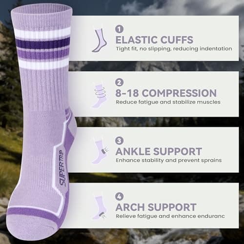 Supertrip Merino Wool Hiking Socks Women — view 6