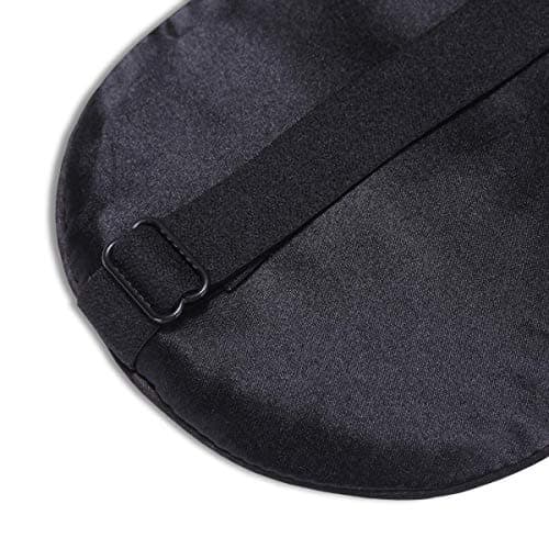 Alaska Bear Mulberry Silk Sleep Mask, Cool and Smooth (Original Black) — view 3