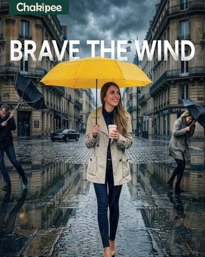 Chakipee Compact Travel Umbrella Windproof Strong- Automatic Folding Umbrellas for Wind and Rain, Double Vented Canopy 210T Fabric 106cm Span - 8 Ribs Portable Umbrella for Men and Women Yellow — view 2